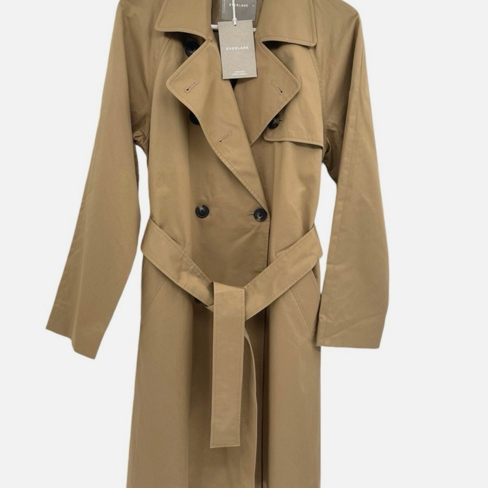 Everlane Tan Trench Coat Classic Style